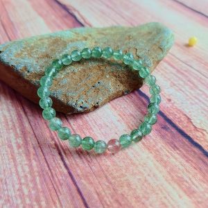 Green Strawberry Quartz with Red Strawberry Quartz Bracelet – Love·Harmony·Manifest