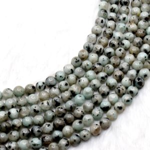 High Selling Smooth Kiwi Jasper 8mm Healing Beads Natural Crystals Stones for Jewelry Making  RB-KIWI-8