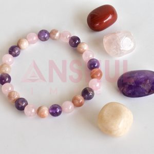 Natural Premium Tumbled Grounding Stones Healing Crystal Set SLEEP Intention Crystals Kit Promote Relaxation Tranquility 1mm