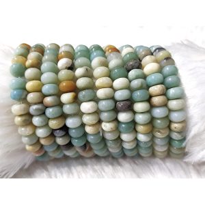 Modern Design Premium Howlite Multi  Rondelle Beads Soft Pastel Colors for Making Necklaces and Jewelry