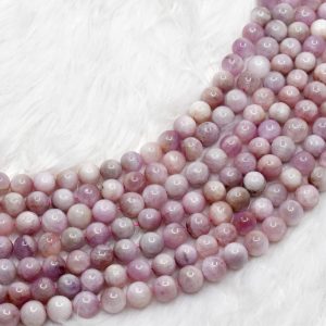 Natural Pure Authentic Quality Healing Gemstone Kunzite 8MM Beads RB-KUN-8 for Jewelry Making  Brand Made No