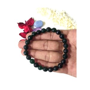 Leading Manufacturer Premium Quality AAA Grade Trendy Smooth Polished Stretchable Gemstone Green Beads Bracelets