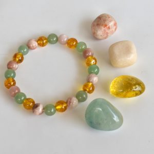Best Quality GOOD LUCK Intention Crystals Kit Meditation Tumbled Grounding Stones Healing Crystal Set for Gifts