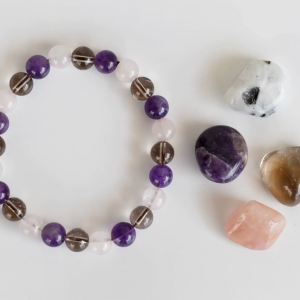 Made Premium Quality Eco-Friendly Polished Healing Meditation Use Natural Gemstones GRIEF Intention Crystals Kit 1mm Beads