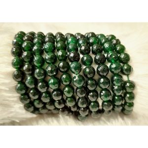 Premium AAA Grade 14 Inches Long Faceted Shape Natural Gemstone Green  Beads  Supports Emotional