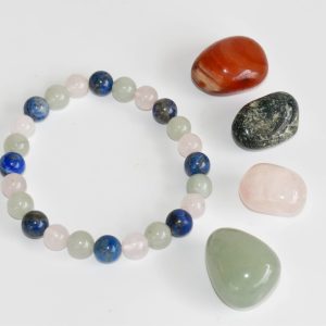 Strengthen Bonds Emotional Connections Eco-Friendly Polished Natural Tumbling Gemstones Friendship Intention Crystals Gift Set